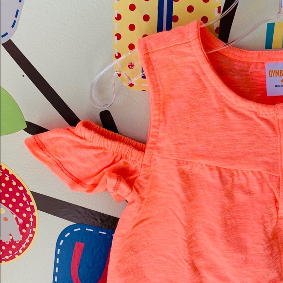 Gymboree Cold Shoulder Top Sizes 3T-5T NWT - Picture 4 of 5